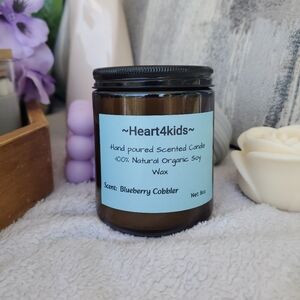 Heart4kids Scented Candles Blueberry Cobbler 8oz